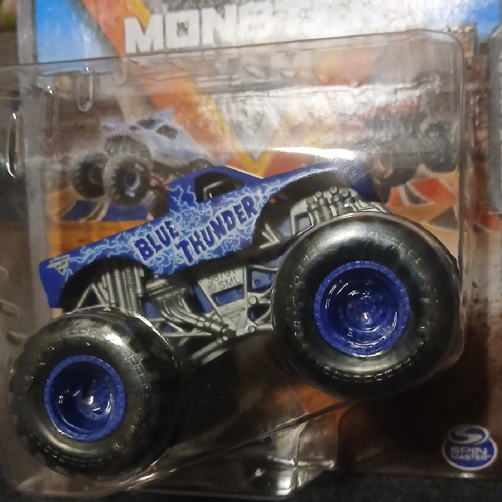 Blue Thunder Monster Jam Truck Blue Top